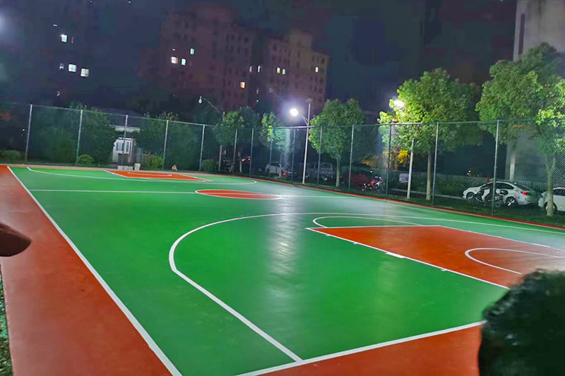 室外塑胶篮球场 室外塑胶篮球场