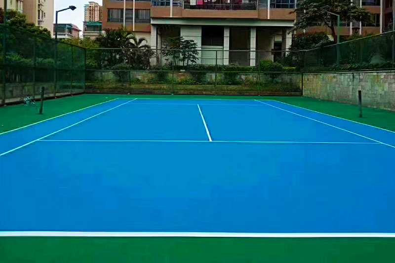 塑胶网球场 塑胶网球场