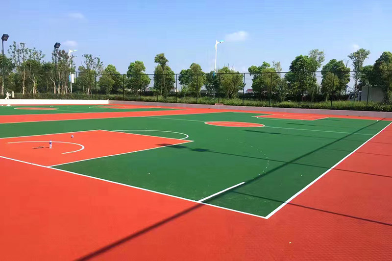 公园篮球场 公园篮球场