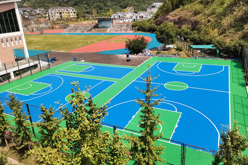 硅pu篮球场 硅pu篮球场