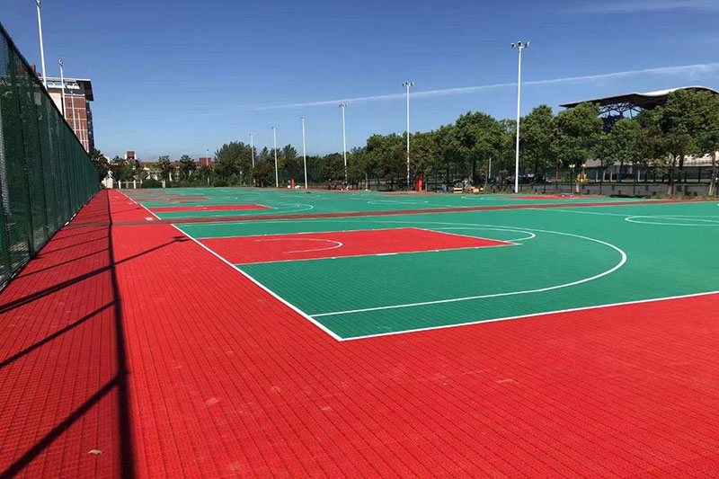 室外塑胶篮球场 室外塑胶篮球场