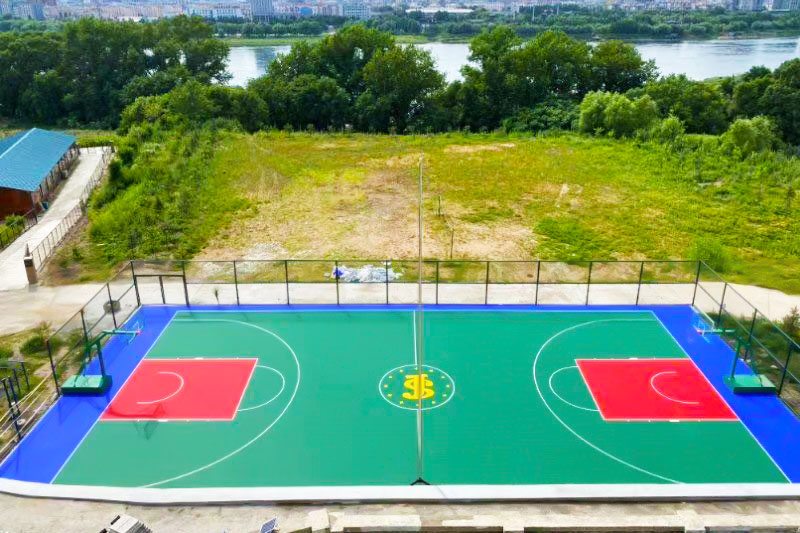 塑胶篮球场 塑胶篮球场