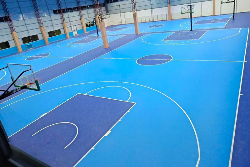 塑胶篮球场 塑胶篮球场