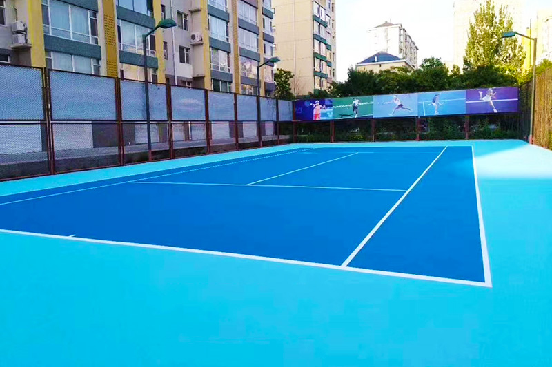 塑胶网球场 塑胶网球场