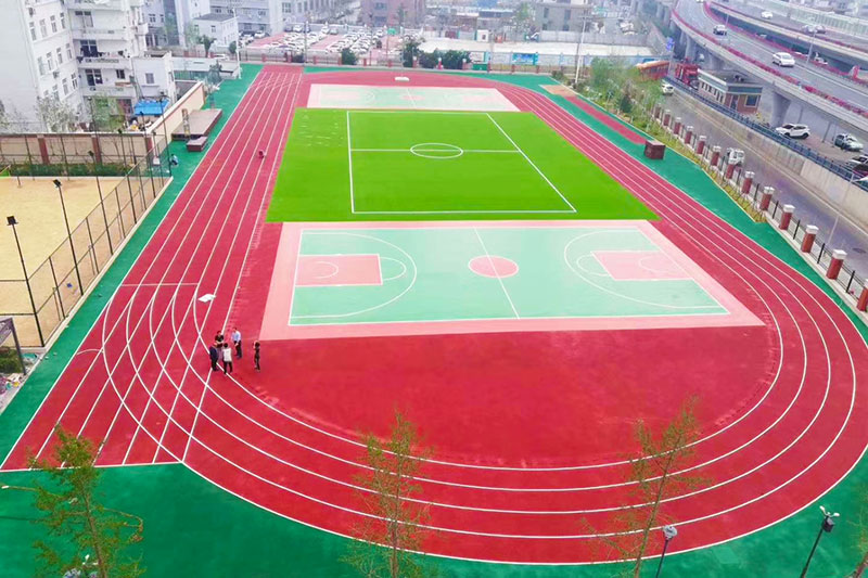 全塑型塑胶跑道 全塑型塑胶跑道
