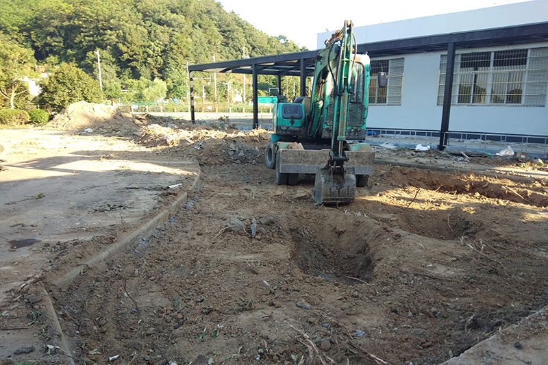 塑胶跑道周围环境处理 塑胶跑道周围环境处理